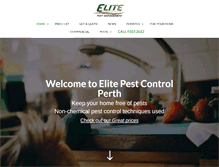 Tablet Screenshot of elitepestcontrol.net.au